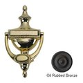 Brass Accents BRASS Accents A06-K0170-613VB Rope Door Knocker 8 in. Venetian Bronze A06-K0170-613VB